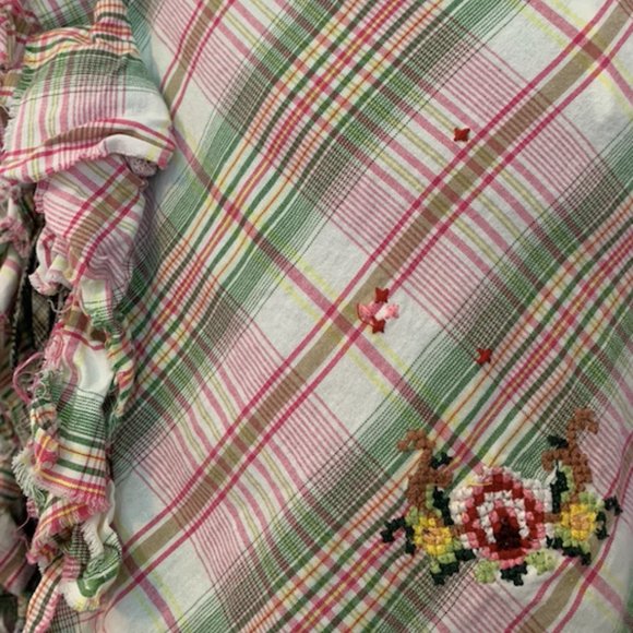 Vintage Diab'less Plaid Tank Top - Picture 5 of 7